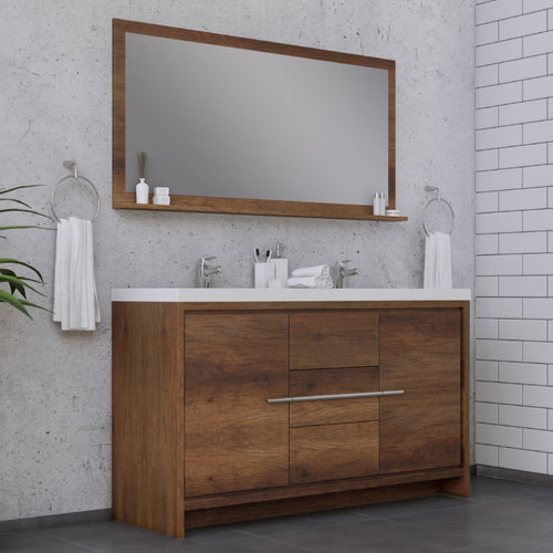 Sortino 60 Double inch Modern Bathroom Vanity