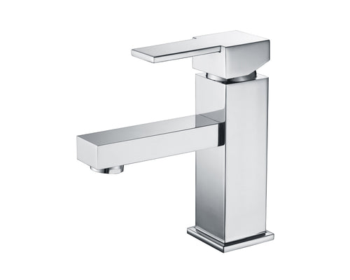 Lucena Bath Single Handle Bathroom Faucet, Polished Chrome