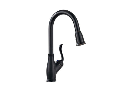 Lucena Bath Single Handle Pull-Down Kitchen Faucet, Oil Rubbed Bronze