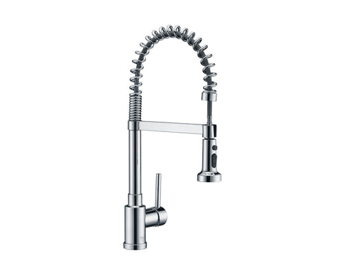 Lucena Bath Single Handle Pull-Down Kitchen Faucet, Polished Chrome