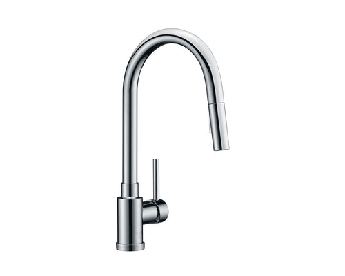 Lucena Bath Pull-down Kitchen Faucet, Polished Chrome