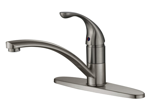 Lucena Bath Single Handle Kitchen Faucet, Brushed Nickel