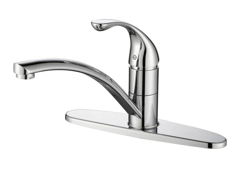 Lucena Bath Single Handle Kitchen Faucet, Polished Chrome