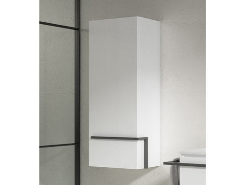 Scala Tall Unit With Left Side Door, White